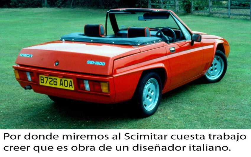 Reliant Scimitar SS1 Vista Trasera