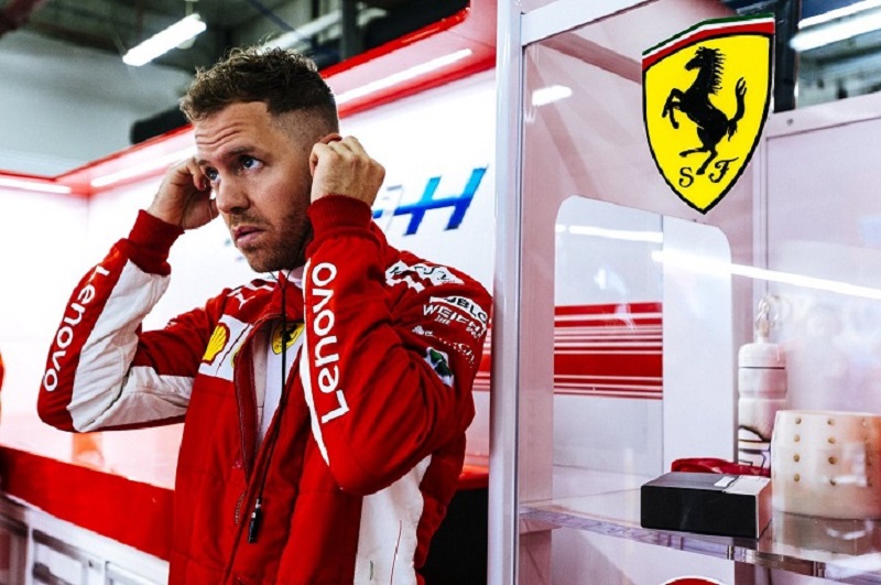 Sebastian Vettel, piloto de Ferrari, F1 GP China