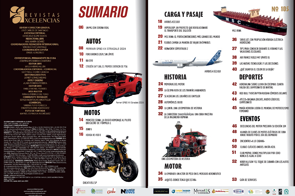 Excelencias del Motor saca a la pista su edición 105