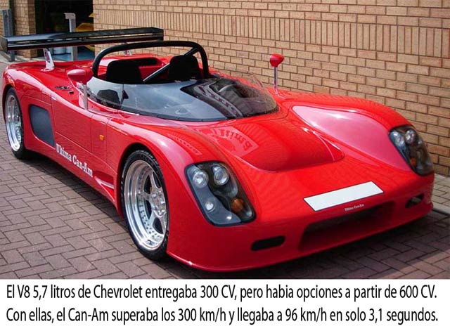 Ultima Can-Am Modelo rojo.