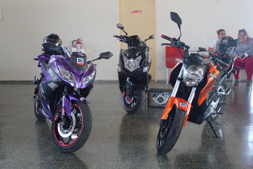 Espacio que fue reservado a las Motos Eléctricas en el II Salón Excelencias del Motor 2019