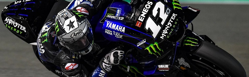 Maverick Viñales en los test de Qatar 2019