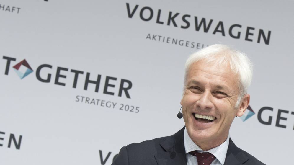 Matthias Müller, consejero delegado de Volkswagen