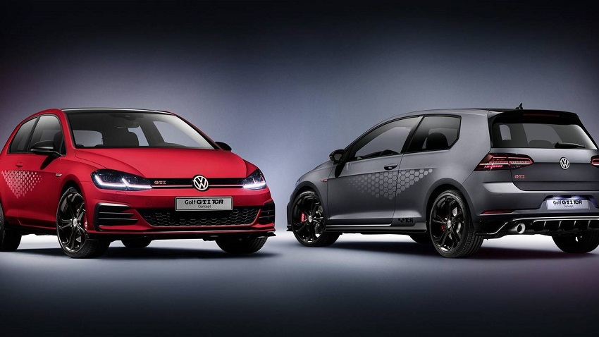 2 autos Golf GTI TCR Concept