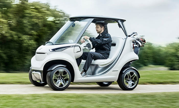 Garia Golf Car: Cuando Mercedes salta al ‘green’
