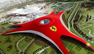 Ferrari World, el parque temático de motor más grande del mundo
