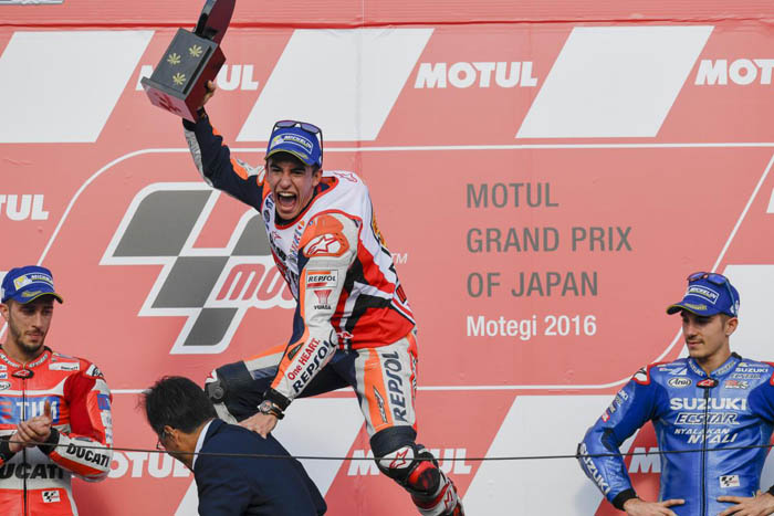 Marc Márquez: campeón del mundo con Honda en Japón