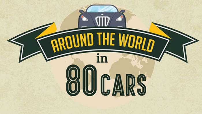 Los coches icono de 80 países de todo el mundo