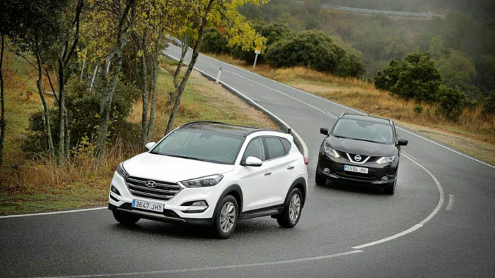 Hyundai Tucson 1.7 CRDi vs Nissan Qashqai 1.6 dCi, ¿Cuál es el mejor SUV?