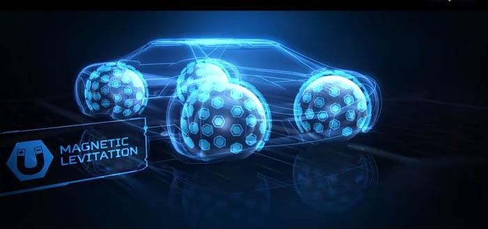 Neumáticos esféricos de levitación: las llantas futuristas para tu coche