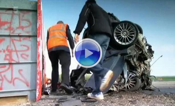 Vídeo: un Ford Focus choca contra un muro a 200 km/h