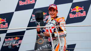 Marc Márquez (Repsol Honda Team) Diez de diez para un Márquez sin fisuras