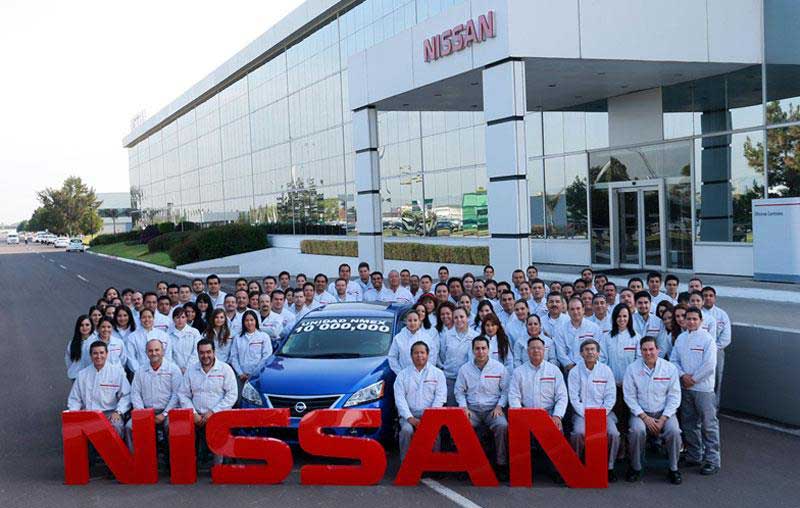Nissan celebra sus 10 millones en México