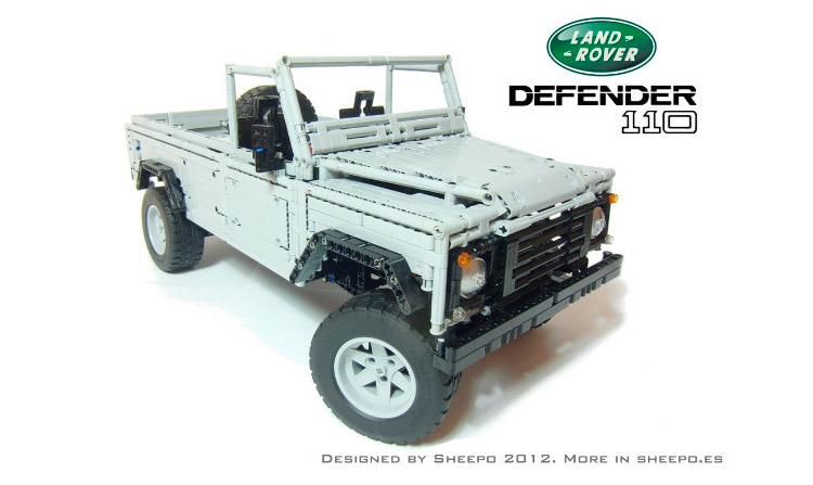 Land Rover Defender 110 de LEGO