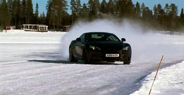 Video: Aston Martin Vanquish en el círculo polar ártico