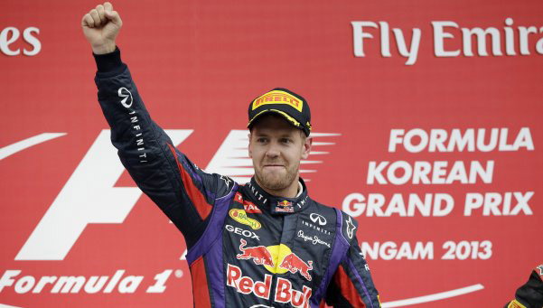 Sebastian Vettel (Red Bull-Renault) Vettel ganó en Japón y quedó a un paso del título