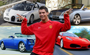 Los autos de Cristiano Ronaldo, pasión por la velocidad y el lujo