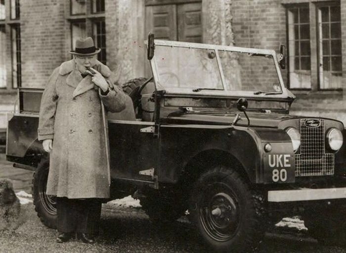 A subasta el Land Rover Series 1 de Winston Churchill