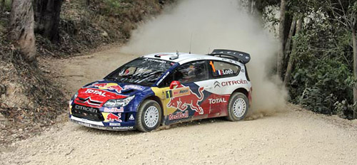 Loeb se prepara para WRC de Australia