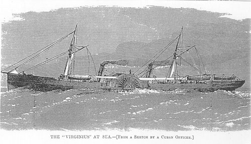 El Virginius, un buque ligado a Santiago de Cuba 