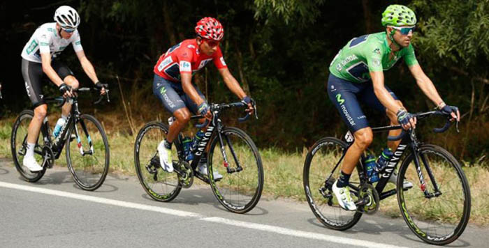 Nairo Quintana mantiene su liderazgo en la Vuelta a España