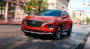 Auto Hyundai Santa Fe 2019 rojo