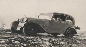 Foto clásica Skoda Popular 1934 tomada de www.skoda-storyboard.com