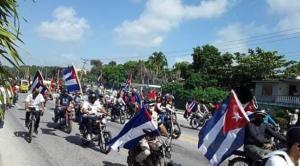 Caravana contra el bloqueo EE UU vs Cuba