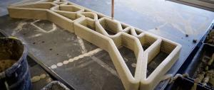 El hormigón impreso en 3D por construcciones más ecológica 