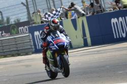 Jorge Lorenzo en GP de Aragón Lorenzo viaja a Japón con un esguince de hombro