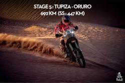 Dakar 2017, etapa 5 Así es el recorrido del Dakar 2017: 12 etapas con seis de ellas a más de 3.000 metros