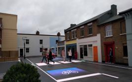 Paso peatonal futurista El paso peatonal más inteligente del mundo