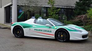 La policía de Milán usa este Ferrari 458 Spider