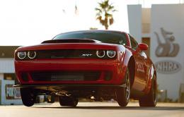 Dodge Challenger SRT Demon Estos cinco supercoches son más lentos en el 0-100 km/h que el Dodge Challenger SRT Demon