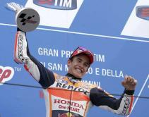 Marc Márquez (ESP/Honda) Triunfo de Honda con Márquez y Rossi sigue líder tras caerse Lorenzo