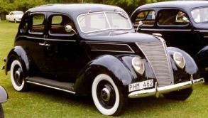 Ford 1937 Ford 1937, el frontal en punta