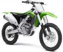 Kawasaki KX450F en la pista