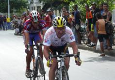 Vladimier Gottfried En medio de la 3ra Vuelta Máster Cuba 2009