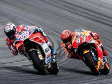 Marc Márquez y Andrea Dovizioso Marquez y Dovi sacan la calculadora para Valencia