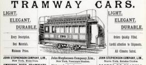 El primer tranvía del mundo: su nacimiento en Estados Unidos