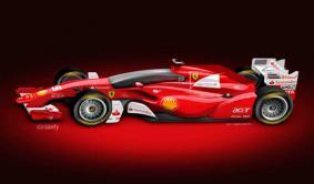Mono-plaza Ferrari con habitáculo cerrado ¿Serán cerrados los autos de Fórmula 1?