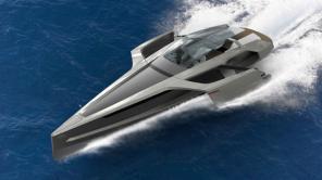 Audi Trimaran Concept, propulsión híbrida sobre el mar