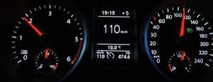 ¿Reducir la velocidad de 120 a 110 km/h afecta significativamente a los consumos?