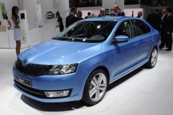 El Skoda Rapid, en vivo-París 2012