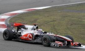 Jenson Button (McLaren Mercedes) Doblete de McLaren Mercedes, Button nuevo líder