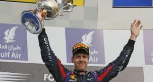 Sebastian Vettel (Red Bull Renault) Vettel irradia autoridad en Bahréin