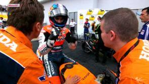 Dani Pedrosa (Repsol Honda) Pedrosa primero en Alemania, Stoner al suelo