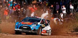 Mads Ostberg (Ford Fiesta RS WRC) Otsberg, primer líder del Rally de España 2012