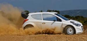 Los WRC de Hyundai y Volkswagen ruedan en el sur de España