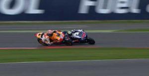 Marc Márquez y Jorge Lorenzo en Silverstone Marc Márquez le gana la batalla a Lorenzo en Silverstone